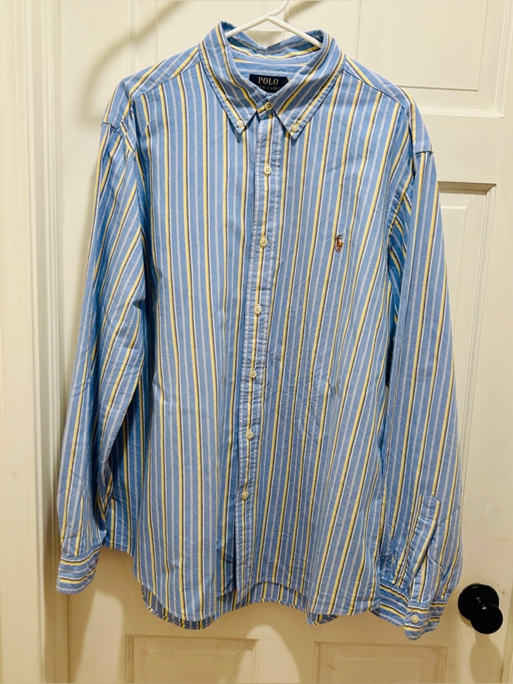 Polo Ralph Lauren Classic Fit Striped Oxford Shirt Mens XL